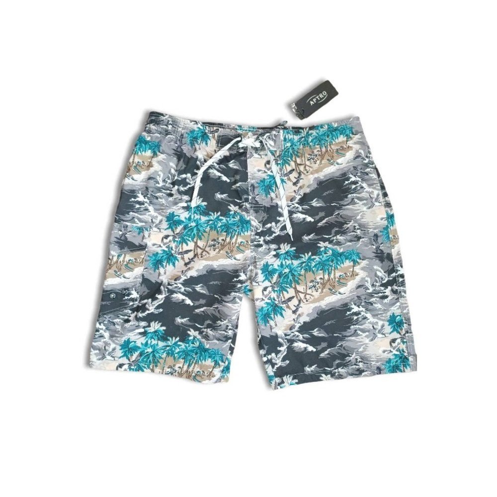APTRO MEN'S 3xl Board Shorts 100% polyester 3xl new
